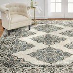 Dynamix Paula Arnell Transitional Medallion Soft Area Rug