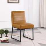 HomePop Channeled Metal Dining Chair -Single Pack