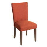 HomePop Parson Dining Chair - Textured Solid Everly Cayenne - Single