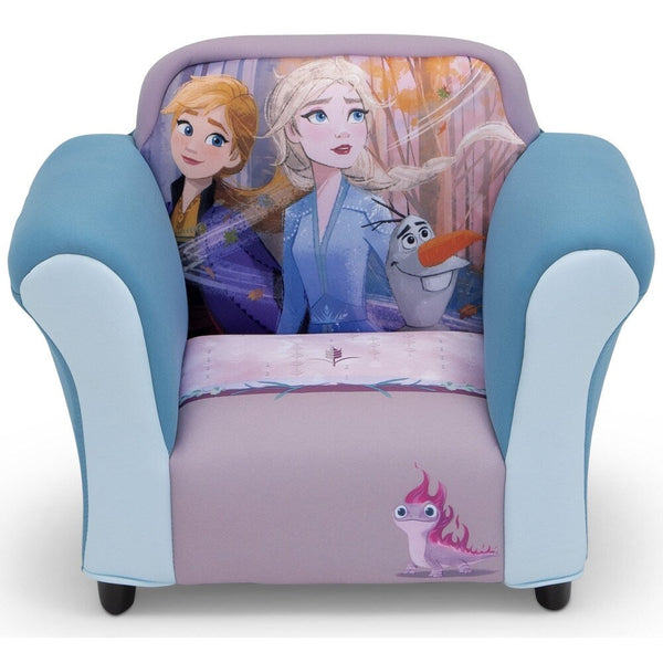 II Upholstered Chair with Sculpted Plastic Frame by Delta Children