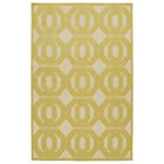 Trellis Indoor/ Outdoor Area Rug - Navy, Gold, Green