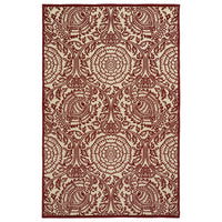 Paisley Floral Indoor/ Outdoor Area Rug - Blue, Green, Red