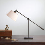 Robert Abbey Real Simple Gunmetal Boom Desk Lamp