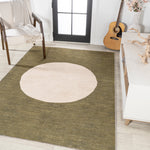 Demie Bohemian Textured Weave Floral Indoor/Outdoor Area Rug