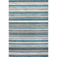 Duxbury Modern Botanical Wildflower Area Soft Rug