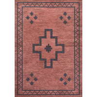 Rand Medallion Textured Weave Indoor/Outdoor Area Rug