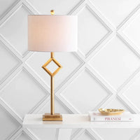 Juno 30.75" Metal/Resin LED Table Lamp, Gold Leaf