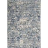 Jonathan Collection - Blue Ivory Abstract Soft Area Rug