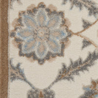 Grand Villa  Persian Botanical Motifs Area Rug