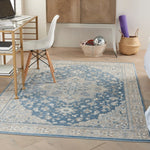 Vintage Persian Medallion Soft Area Rug