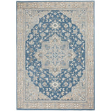 Vintage Persian Medallion Soft Area Rug