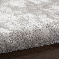 Meryl Streep Grey/Blue Abstract Soft Area Rug