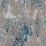 Meryl Streep Grey/Blue Abstract Soft Area Rug