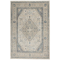 Malta Bordered Center Medallion Soft Area Rug