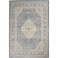 Malta Bordered Center Medallion Soft Area Rug