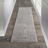 Meryl Streep Grey/Blue Abstract Soft Area Rug