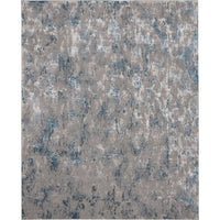 Meryl Streep Grey/Blue Abstract Soft Area Rug