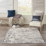 Floral Abstract Contemporary Soft Area Rug