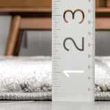 Contemporary Stripes Grey Soft Area Rug