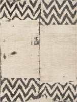 Contemporary Chevron Brown Kim-Style Soft Area Rug