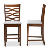 Lanier Modern and Contemporary Upholstered 2-Piece Pub Chair Set