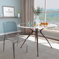 LeisureMod Murray Modern Stackable Kitchen & Dining Chair