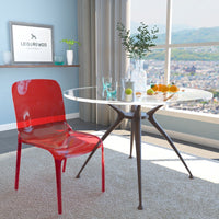 LeisureMod Murray Modern Stackable Kitchen & Dining Chair