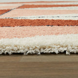 Modern Geometric Berber Shag Soft Area Rug