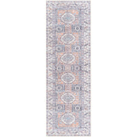 Triple Medallion Printed Machine Washable Area Soft Rug