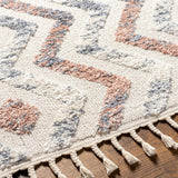 Boho Chevron Area Soft Rug