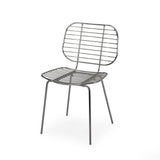 Loudon Modern Glam Iron Dining Chair by Christopher Knight Home - 20.30" W x 19.10" D x 32.25" H