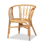Luxio Modern Natural Finished Rattan Dining Chair