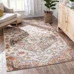 Gwendolyn Blush Bohemian Oriental Medallion Soft Area Rug