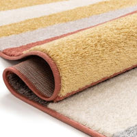 Modern Abstract Terracotta Soft Area Rug
