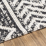 Moroccan Stripe Machine Washable Area Soft Rug