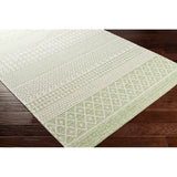 Moroccan Stripe Machine Washable Area Soft Rug