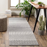 Moroccan Stripe Machine Washable Area Soft Rug