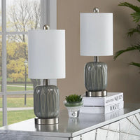 Maxax 18.5'' Ceramic Table Lamp Set (Set of 2)