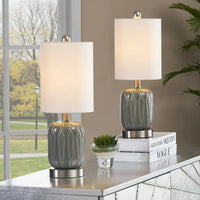 Maxax 18.5'' Ceramic Table Lamp Set (Set of 2)