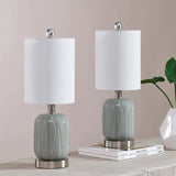 Maxax 18.5'' Ceramic Table Lamp Set (Set of 2)