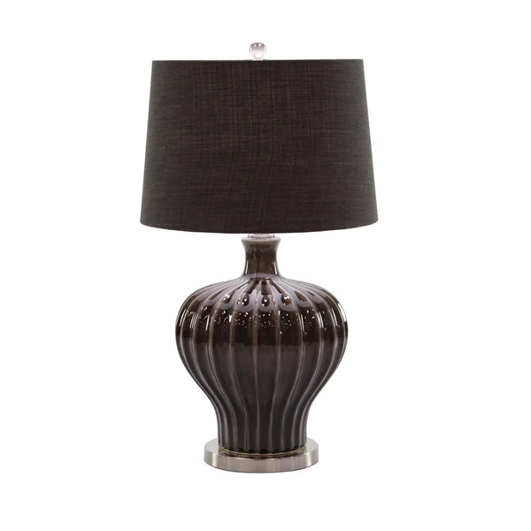 Brown Earthenware Modern Table Lamp 28 x 16 x 16