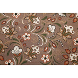 Vidart Jute Blend Floral Turkish Area Rug