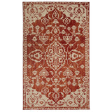 Home Pokara Woven Area Rug  Red