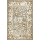 Heritage Erma Vintage Grey And Tan Soft Area Rug