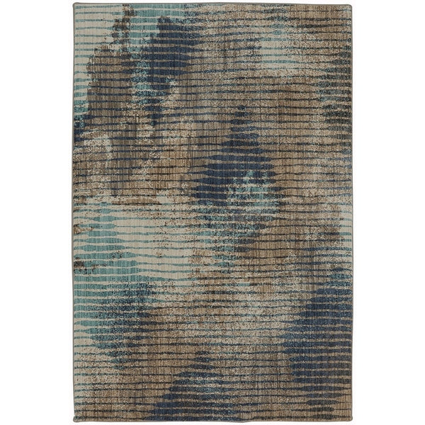 Home Mus Wireframe Modern Abstract Woven Soft Area Rug