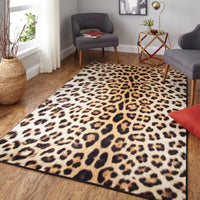 Home Cheetah Spots Animal Print Soft Area Rug