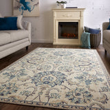 Home Syr Floral Ornamental Soft Area Rug