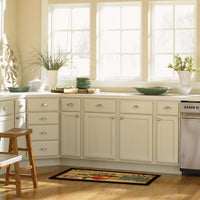 Home Vintage Fruit Crate Kitchen Mat Accent Rug