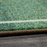 Home Prismatic Soccer Field Sports Area Rug