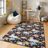 Unicorn Wish Kids Area Rug